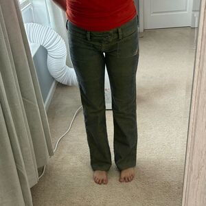 Vintage Y2K Diesel Pants 30 Low Rise Micro Corduroy Bootcut Italy Bootcut Flare